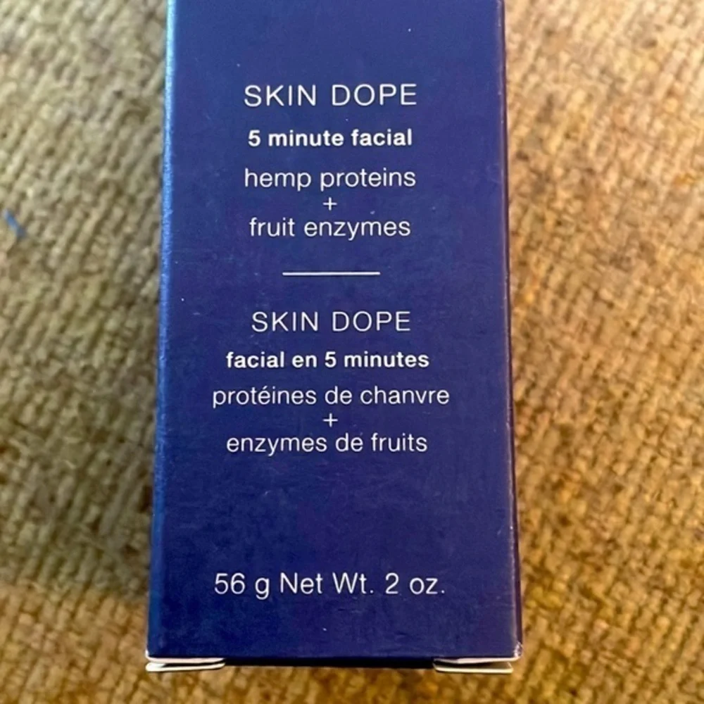 Josie Maran Skin Dope Unscented 5 Minute Facial Hemp Proteins + Fruit Enzymes